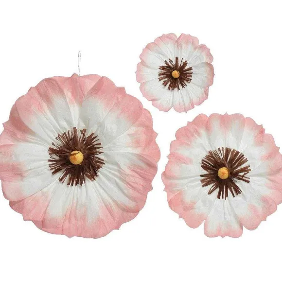 Sale RETIF Fleurs En Papier Rose 20+ 30+ 40 Cm 2 Coloris Possibles