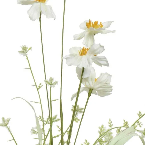 Best Sale RETIF Fleurs Sur Tige Jaune/Blanc 2 Coloris Possibles
