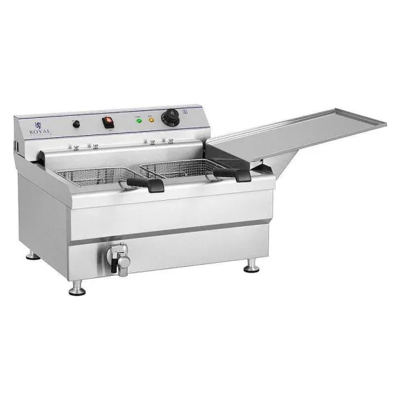 New RETIF Friteuse Beignets Professionnelle Restaurant 36 Litres 380V 2 Paniers