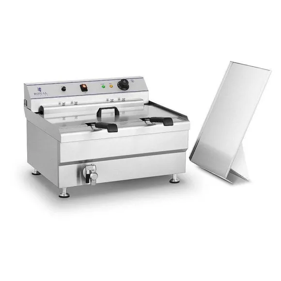 New RETIF Friteuse Beignets Professionnelle Restaurant 36 Litres 380V 2 Paniers