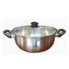 New RETIF Friteuse Inox 26Cm Avec Couvercle Verre Bouton Bak Lie Tous Feux Et Induction