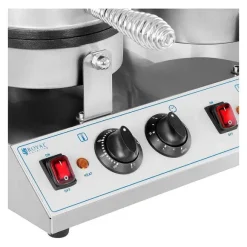 Shop RETIF Gaufrier Double Rond 2 600 Watts Inox