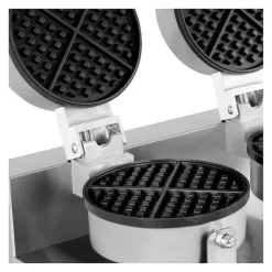 Shop RETIF Gaufrier Double Rond 2 600 Watts Inox