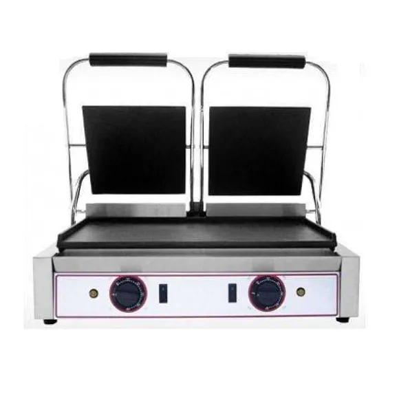 Outlet RETIF Grill Paninis Lectrique Double Zone De Cuisson Avec Plaques Lisses