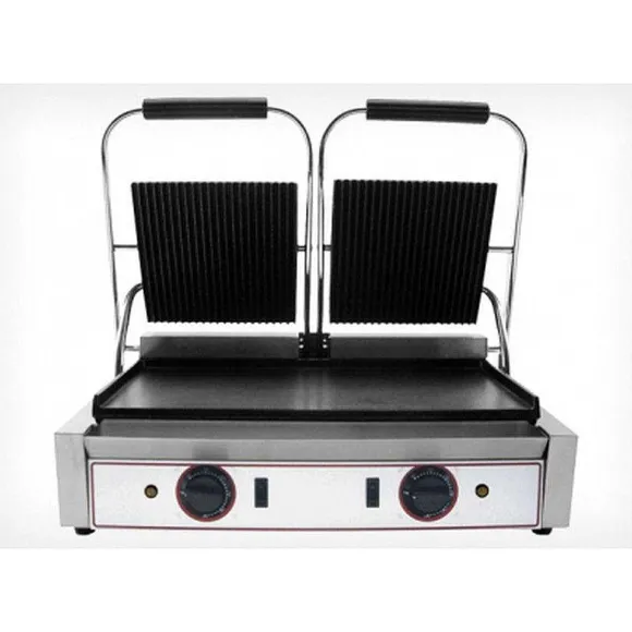Cheap RETIF Grill Paninis Lectrique Double Zone De Cuisson Avec Plaques Lisses Et Rainur Es