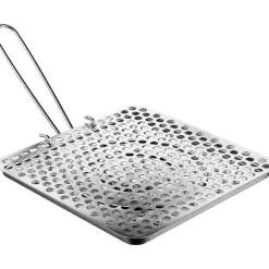 Store RETIF Grille Pain Pour Gaz Manche Repliable Alum Argent 20 X20Cm