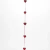 Flash Sale RETIF Guirlande 6 Coeurs Rouge Glitter L 95 Cm