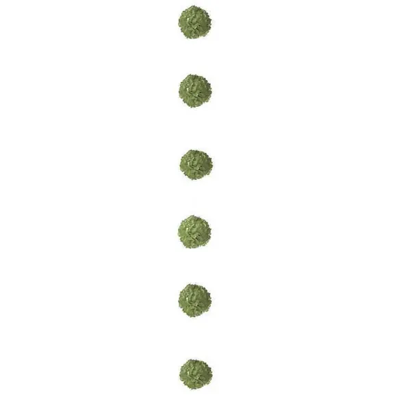 Hot RETIF Guirlande 6 Fleurs Papier De Soie 3,5 M Jade - Par 6 Lots De 1