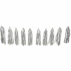 Clearance RETIF Guirlande 20 Tassels 34 Cm Argent - Par 6 Lots De 1
