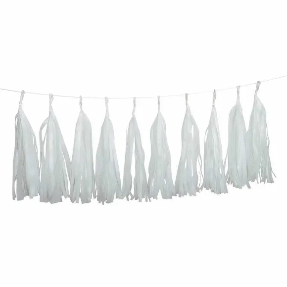 Sale RETIF Guirlande 20 Tassels 34 Cm Blanc - Par 6 Lots De 1
