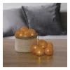 Cheap RETIF Guirlande D Corative Piles 10 Led Boules En Coton Ocre 6Xl 165Cm