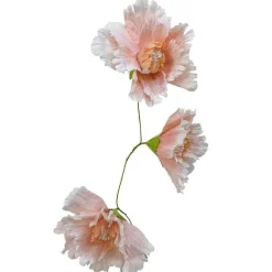 Best RETIF Guirlande De 3 Fleurs Papier Rose L 90 Cm