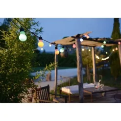 Fashion RETIF Guirlande Ext Rieure Multicolore Led 9M Connectable 3 Fois