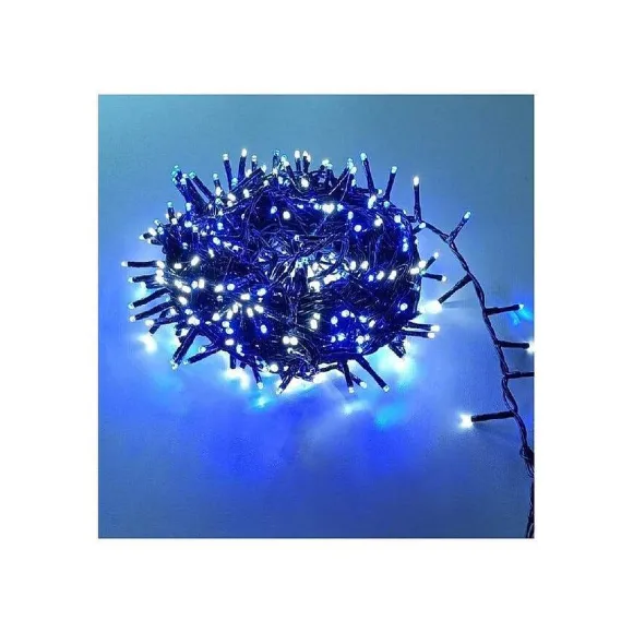 Flash Sale RETIF Guirlande Lumineuse Ext Rieur 18M 750 Led Blanc & Bleu Et 8 Jeux De Lumi Re