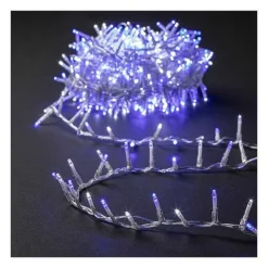 Shop RETIF Guirlande Lumineuse 50M 2000 Led Blanc Froid & Bleu Et 8 Jeux De Lumi Re