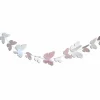 Hot RETIF Guirlande Papillons 3D Rose Et Blanc L. 1.35 M - Par 6 Lots
