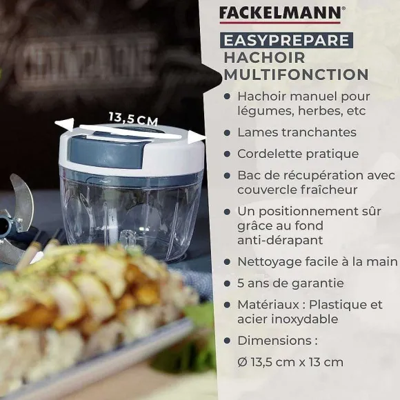 Best RETIF Hachoir Manuel Multifonction Fackelmann Easy Prepare