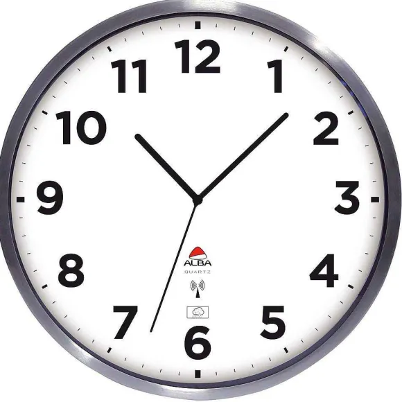 Shop RETIF Horloge Murale Tanche Diam. 35Cm Cadran Aluminium Mise L'Heure Automatique