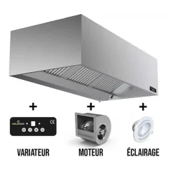 Cheap RETIF Hotte Cubique Dynamique 950Mm Eclairage Filtre + Robinet Vidange