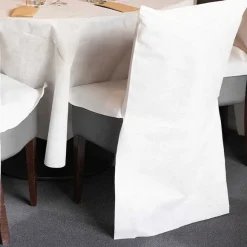 Fashion RETIF Housse De Chaise En Intiss Blanc Paquet De 24