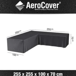 Best RETIF Housse Pour Ensemble De Mobilier D'Angle 255X255X100Xh70