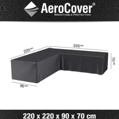 Flash Sale RETIF Housse Pour Ensemble De Mobilier D'Angle 220X220X90Xh70