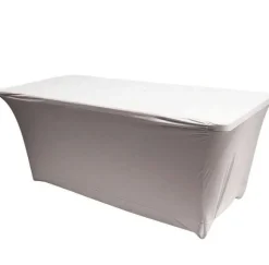 Cheap RETIF Housse Pour Table Rectangulaire Nimes Blanche