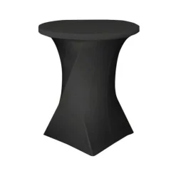 Cheap RETIF Housse Pour Table Ronde Mange Debout Nimes 80X110Cm - Noire