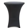 New RETIF Housse Ronde Noire Pour Mange Debout 80X110Cm