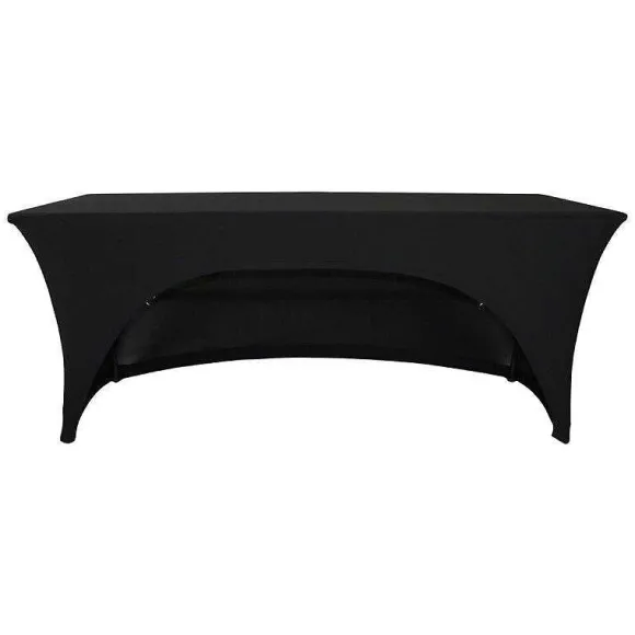 New RETIF Housse Stretch Table Noir Lasthanne