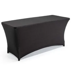 Clearance RETIF Housse Stretch Table Rect Noir 180 X 76 X 90 Cm