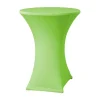 Fashion RETIF Housse Table Haute ''Samba'' Avec Habillage Plateau Pour 700 Mm Vert Pomme