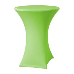 Fashion RETIF Housse Table Haute ''Samba'' Avec Habillage Plateau Pour 700 Mm Vert Pomme