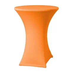 Clearance RETIF Housse Table Haute ''Samba'' Avec Habillage Plateau Pour 800 - 850 Mm Orange