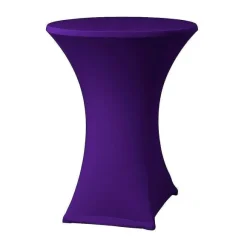 Clearance RETIF Housse Table Haute ''Samba'' Avec Habillage Plateau Pour 700 Mm Lilas
