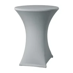 Cheap RETIF Housse Table Haute ''Samba'' Avec Habillage Plateau Pour 800 - 850 Mm Gris