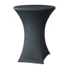 Outlet RETIF Housse Table Haute ''Samba'' Avec Habillage Plateau Pour 700 Mm Anthracite
