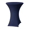 Best Sale RETIF Housse Table Haute ''Samba'' Avec Habillage Plateau Pour 700 Mm Bleu Marine