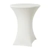 Shop RETIF Housse Table Haute ''Samba'' Avec Habillage Plateau Pour 700 Mm Cr Me