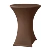 New RETIF Housse Table Haute ''Samba'' Avec Habillage Plateau Pour 700 Mm Marron