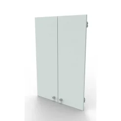 Store RETIF Kit 2 Portes L30Xp90Xh1,90Cm Pour Meuble Haut - Blanc