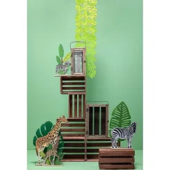 New RETIF Kit Safari En Feutrine Et Bois Compos De 7 Pi Ces