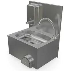 Sale RETIF Lave-Mains Mural Avec Commande Genou Et Distributeur De Savon 9029B