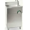 New RETIF Lave-Mains Poser Avec Col De Cygne Bouton Poussoir Et Porte Battante