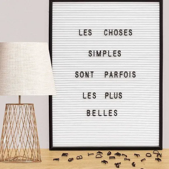 Best Sale RETIF Letter Board 40X50Cm Plastique 166 Lettres - 2 Mod Les Possibles