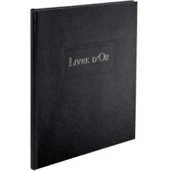Hot RETIF Livre D'Or Noir 220 X 150 Mm 148 Pages