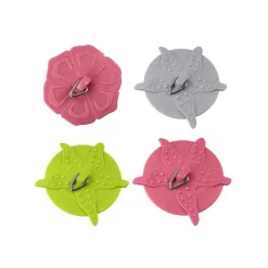 Fashion RETIF Lot De 4 Bouchons De Lavabo Universels Fackelmann Tecno