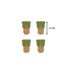 Cheap RETIF Lot De 4 Bouchons En Li Ge Fackelmann Gamme Z Ro