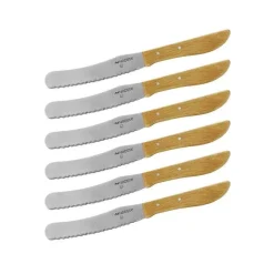 Shop RETIF Lot De 6 Couteaux Pain Et Beurre 21Cm Nirosta
