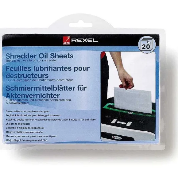 Flash Sale RETIF Lot De 20 Feuilles Pr Lubrifi Es Pour Destructeurs